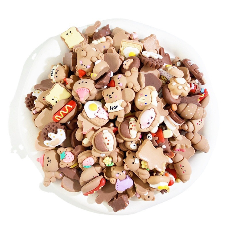 Combo 5-10 Charm Hoạt Hình, Charm Sanrio, Trộn Bóng - Nhám, Màu Tuỳ Chọn