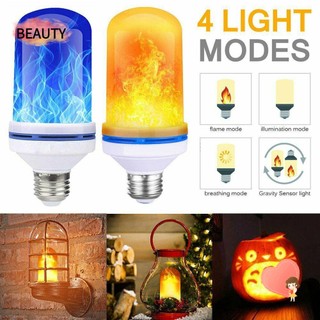 Bóng đèn led e27 hiệu ứng ngọn lửa 4 chế độ