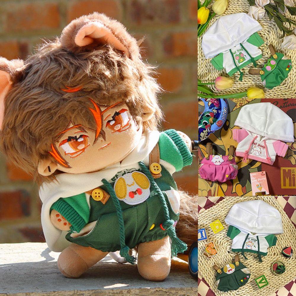 Áo Hoodie cotton mini 20cm In Họa Tiết Hoạt Hình Chất Lượng Cao Thời Trang Cho Búp Bêniuyou