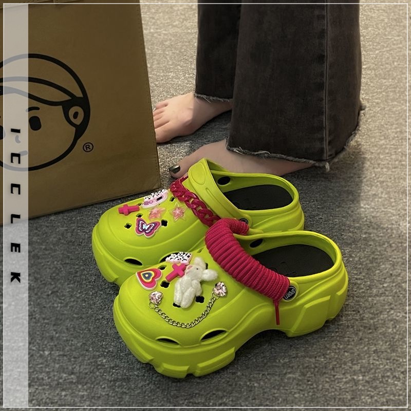 ICCLEK dép cross dép sandal nữ dép bánh mì nữ Thoải mái 32zDDX072503