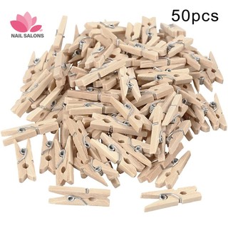 Set 50 kẹp gỗ mini treo ảnh trang trí tiệc diy