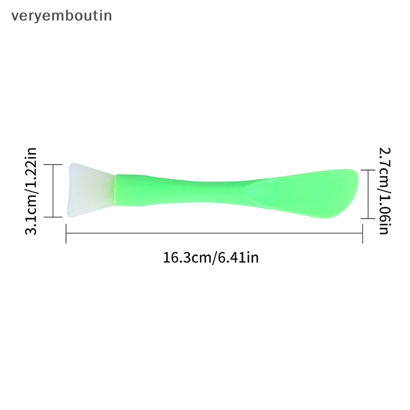 Dụng Cụ Phết Sáp Tẩy Lông Cơ Thể Hai Đầu Bằng Silicone Tiện Lợi