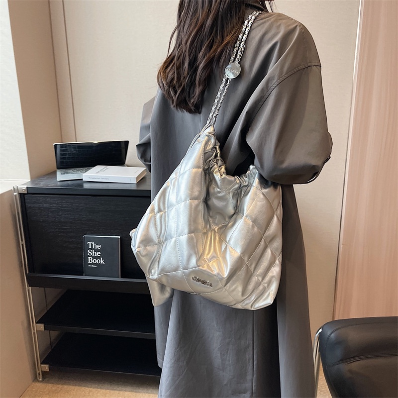 Túi Xách Da PU Cỡ Lớn Màu Trơn Thời Trang 2023 Cho Nữ