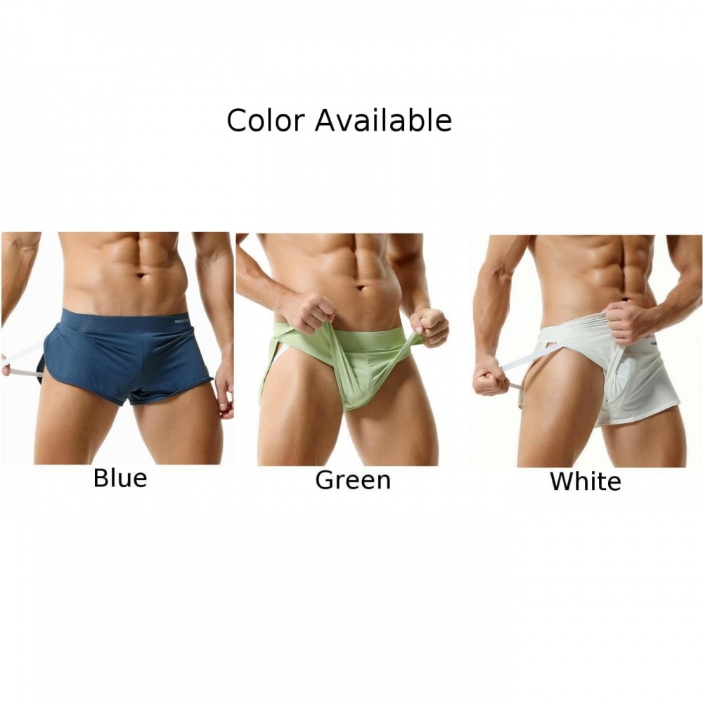 Quần bikini boxer briefs nam boxer men \'s sponge pouch cup thoáng khí