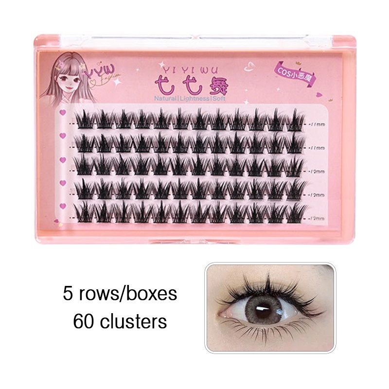 Lông Mi Giả 5 Hàng 11mm-12mm Tự Nhiên Chuyên Nghiệp YR