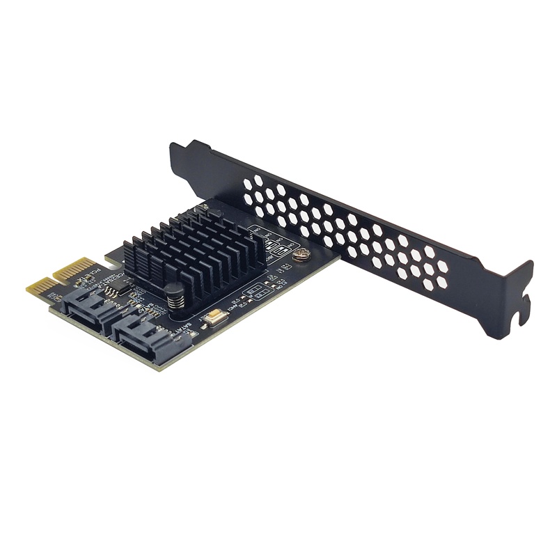 MỚI SATA Raid PCI-E Card SATA Raid Bộ điều khiển ASMedia 1061R Chip PCI Express X1 đến 2 Cổng SATA3.