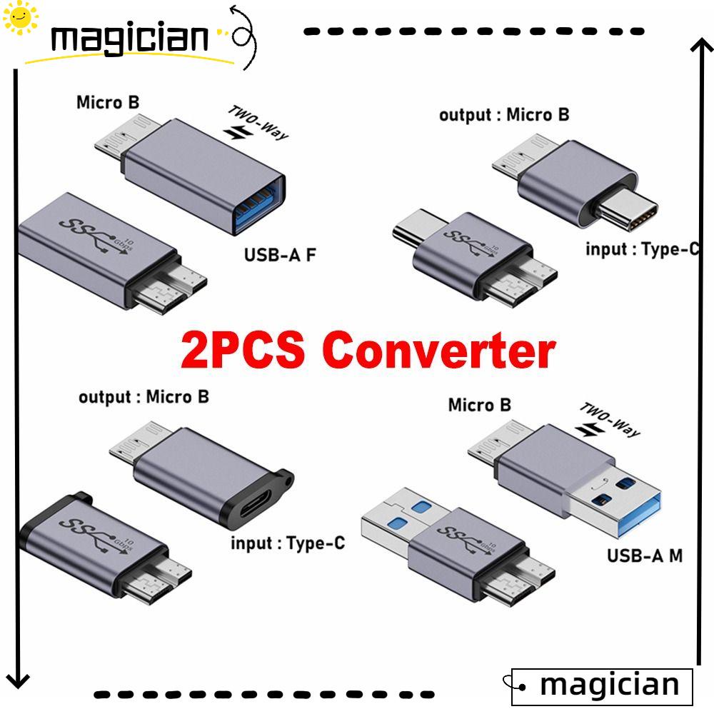 Set 2 Đầu Chuyển Đổi USB C Sang Micro B Cho Laptop OTG Note3 / S5