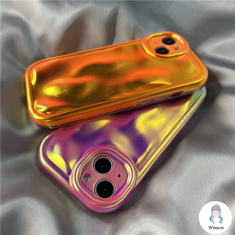 Ốp Điện Thoại TPU Mềm Chống Bụi Màu Gradient Cho IPhone 11 14 Pro Max Ip13 Pro Max IPhone 12