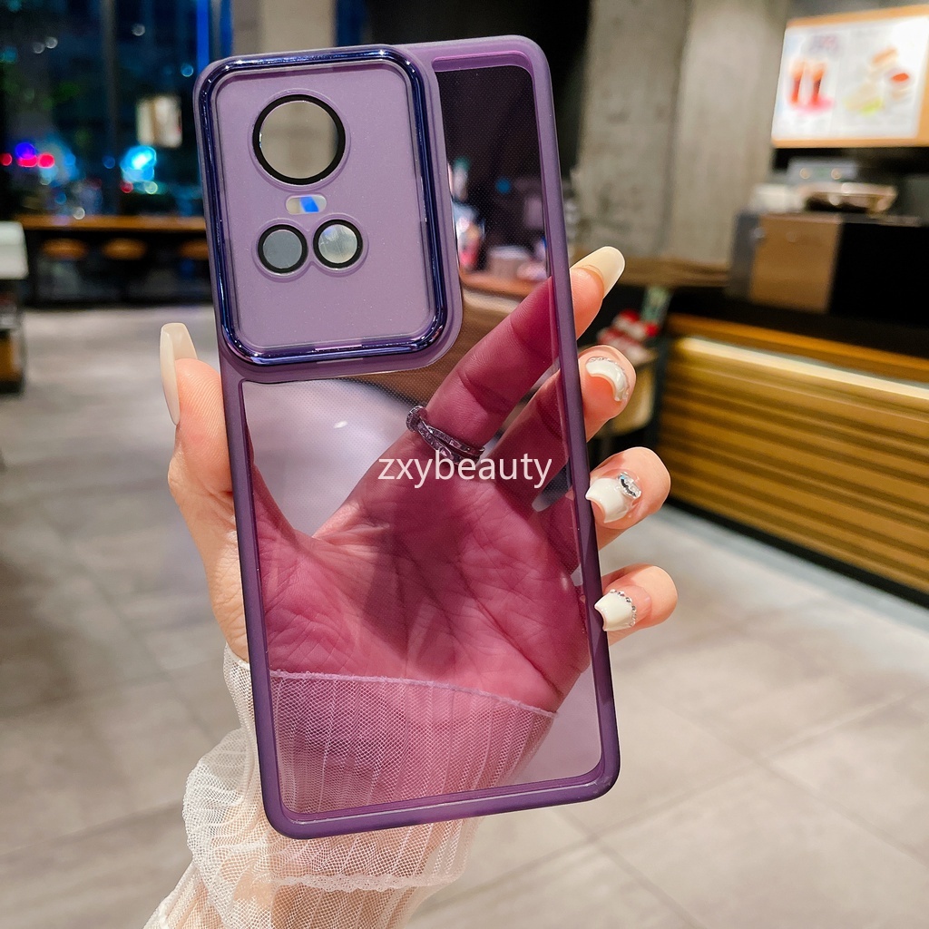 Ốp Điện Thoại Silicon Dẻo Vuông Mạ Màu OPPO Reno 10 Pro Plus 5G 2023 Reno10 Reno10Pro 10Pro 10ProPlus 10Pro +