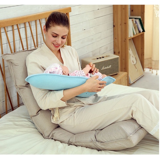 Gối Tựa Bé Bú Ru Ngủ MAMA XPE  - Tặng tấm lót cho bé