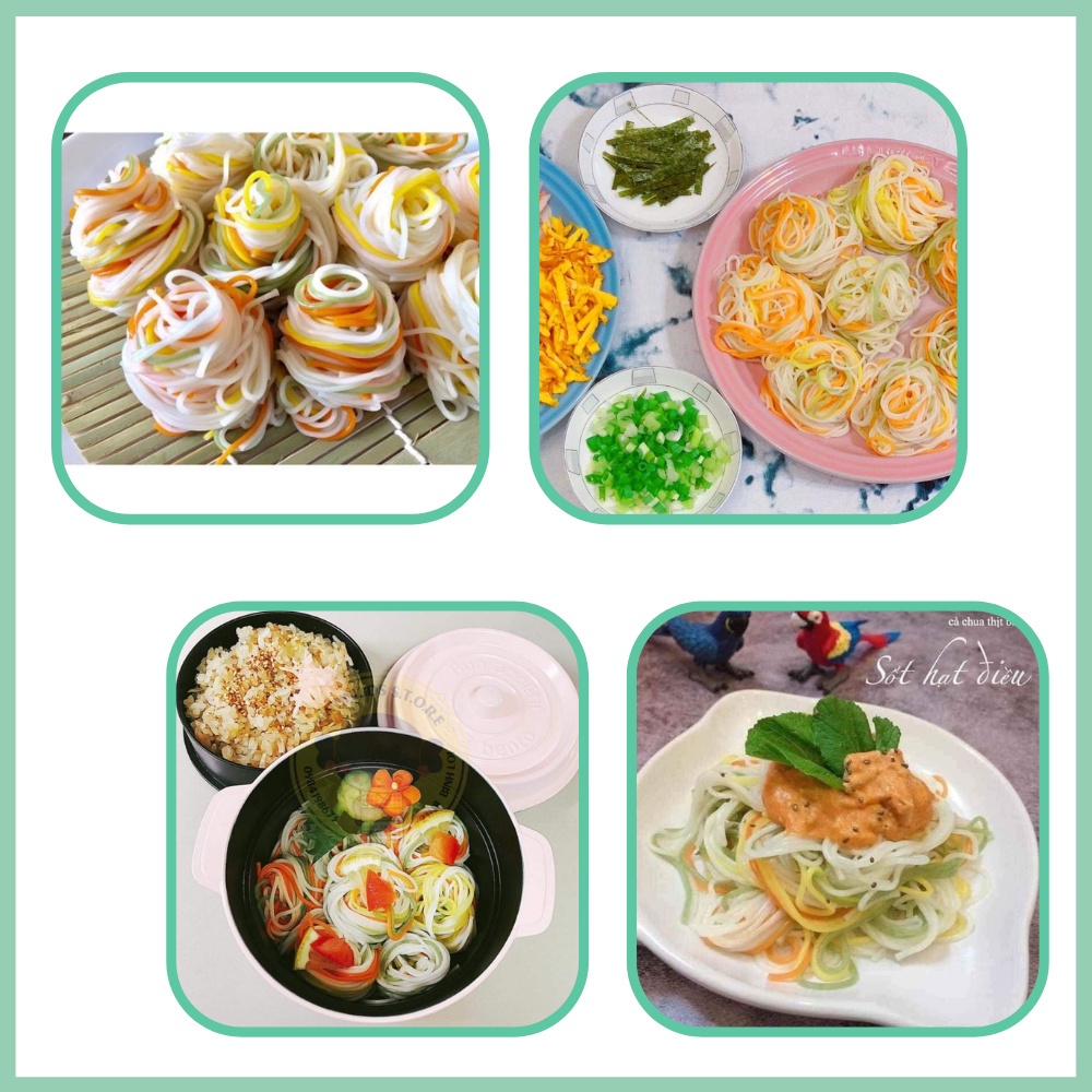 Mì somen rau củ ngũ sắc cho bé ăn dặm từ 8 tháng, mì somen Itsuki Nhật Bản 320g, 80g x 4 bó/ túi, Date 12/2025