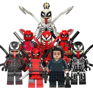 Minifigures deadpool venom nhân vật siêu anh hùng lắp ráp tv6203