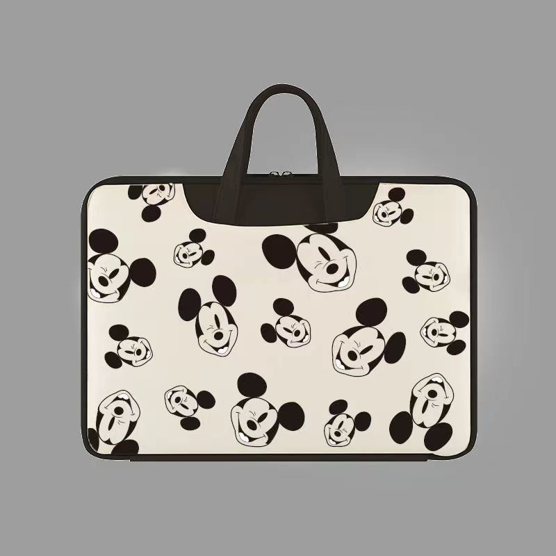 Túi đựng máy tính xách tay hoạt hình dễ thương túi đựng máy tính xách tay da pu chống nước chống va đập di động phù hợp 12 13,3 14,1 15 15,6 16,1 inch