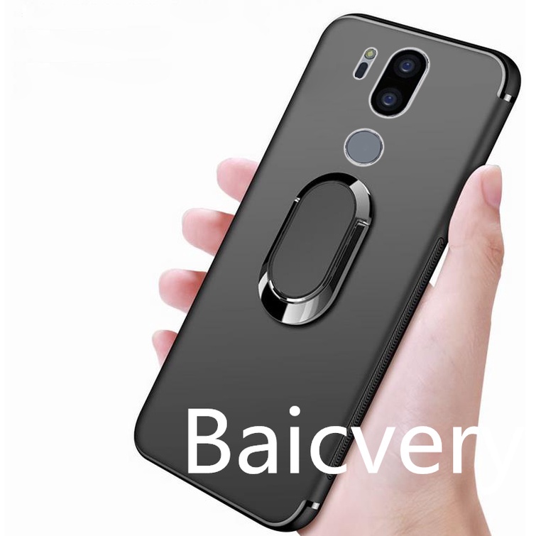 Ốp Điện Thoại TPU Mềm Kèm Vòng Đỡ Từ Tính Cho LG G7 ThinQ / Q9 / G6 / G8 / Velevt / G7