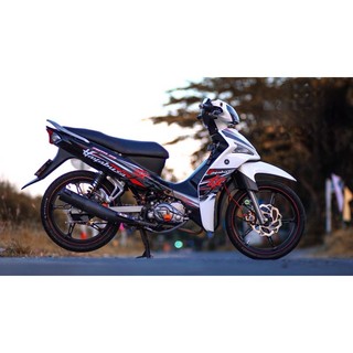 Tem rời Sirius Fi hayaabusa full trắng đen