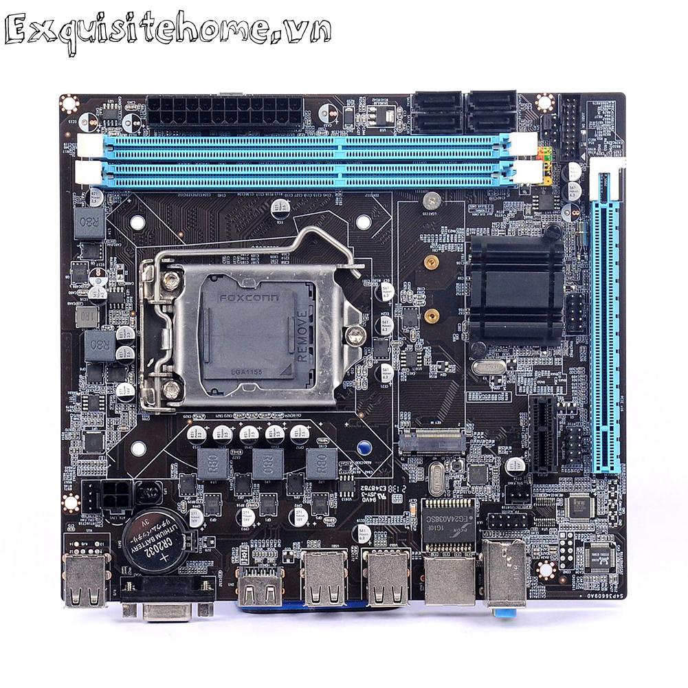 Bo mạch chủ h61 16gb micro-atx desktops mainboard lga1155 socket i3 / i5 / i7 cpu