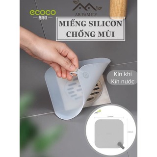 Miếng Silicon Chặn Nắp Cống Ngăn Mùi ECOCO, Tấm Bịt Cống Thoát Nước Chống Mùi Hôi Ngăn Côn Trùng| Miếng Đậy Nắp Cống