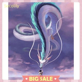 Thêu đầy đủ 11ct cross stitch stamped spirited away diy decor crafts