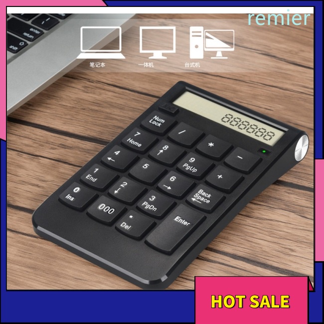 Re portable 2.4g bàn phím kỹ thuật số không dây usb number pad 20 phím bàn phím số nhỏ cho máy tính xách tay pc máy tính xách tay