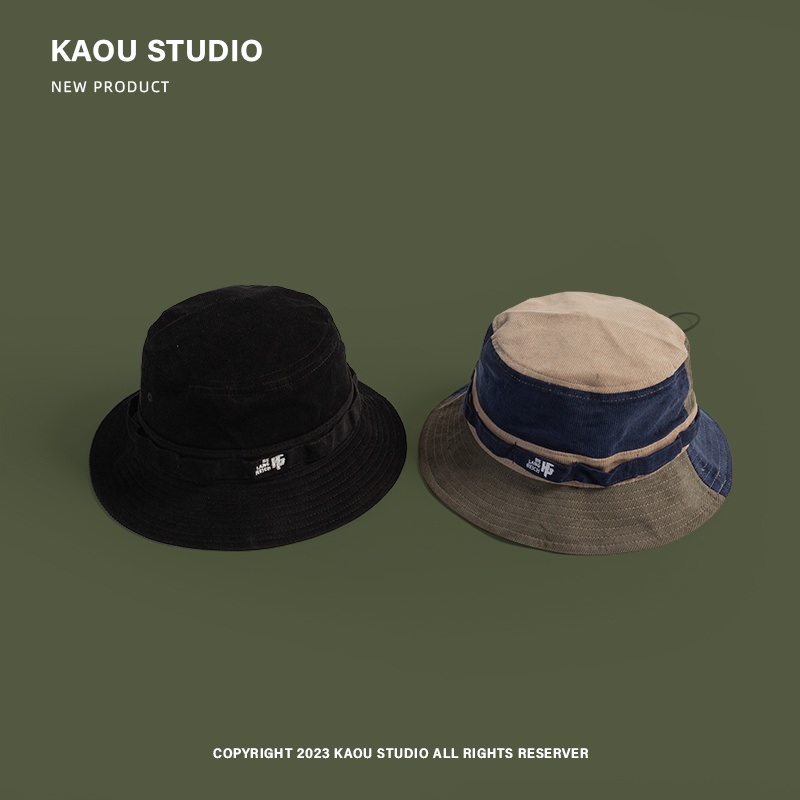 Mũ Bucket Nhung Màu Sắc Độc Đáo Phong Cách Nhật Bản Thời Trang Cho Nam Và Nữ