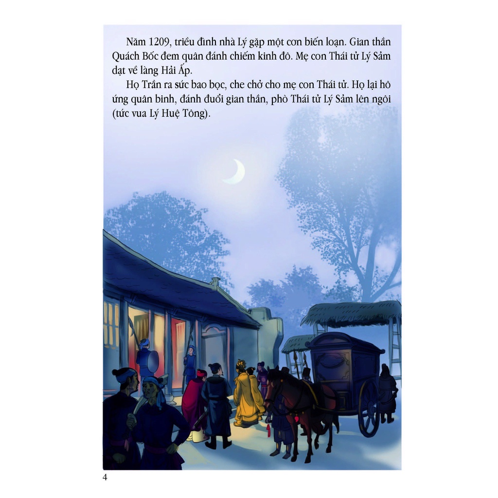 Sách Tranh Truyện Lịch Sử Việt Nam - Trần Thái Tông
