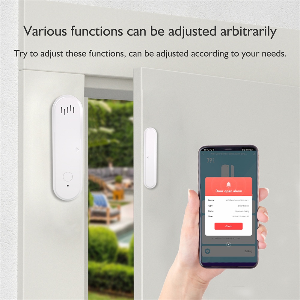 Băng Cửa wifi graffiti Có Thể audible Và Báo Động Quan Sát