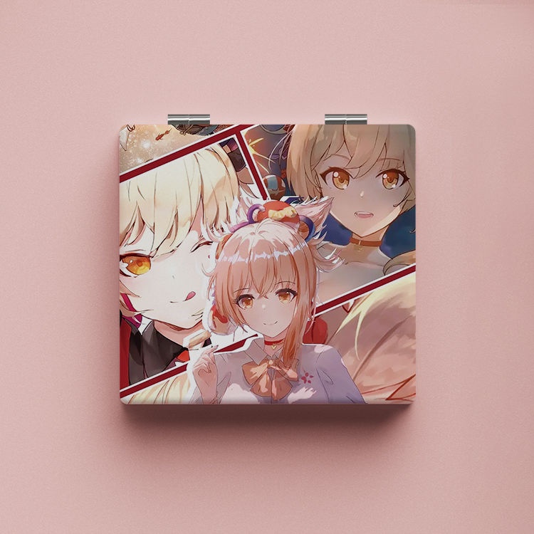 Genshin impact nilou kamisato ayaka noelle yoimiya raiden shogun gương gấp mỹ phẩm cầm tay