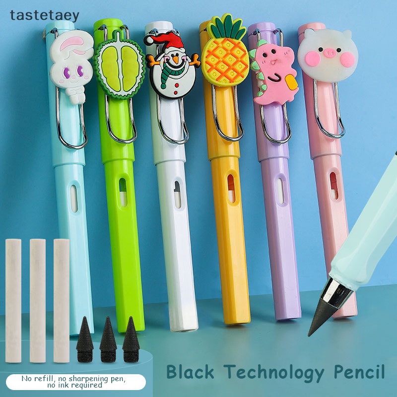 Ngon không giới hạn wrig eternal pencil không có mực phim hoạt hình động vật bút nghệ thuật phác thảo công cụ paing kid gift đồ dùng học tập văn phòng phẩm en