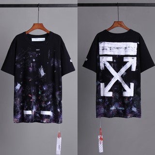 Áo phông offwhite cao cấp nam nữ galaxy áo thun quần ow off-white