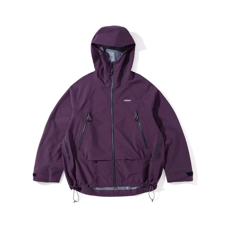 Áo Khoác Thể Thao Dáng Rộng Chống Gió / Thấm Nước Có Mũ Trùm Cá Tính Dành Cho Cặp Đôi