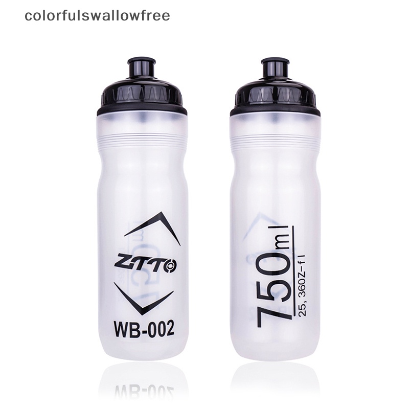 Colorfulswallowfree 750ml ấm đun nước xe đạp mtb bình nước xe đạp cốc uống nước pp nắp chai abc
