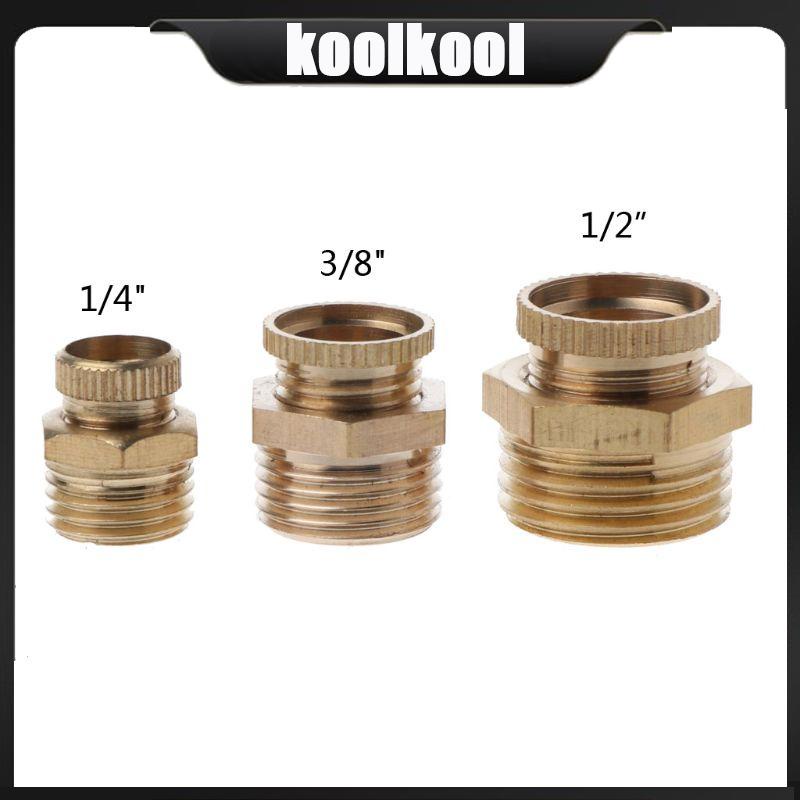 Kool npt 1 4 3 8 1 2 xả nước cho van máy nén khí phụ kiện cổng xả coc