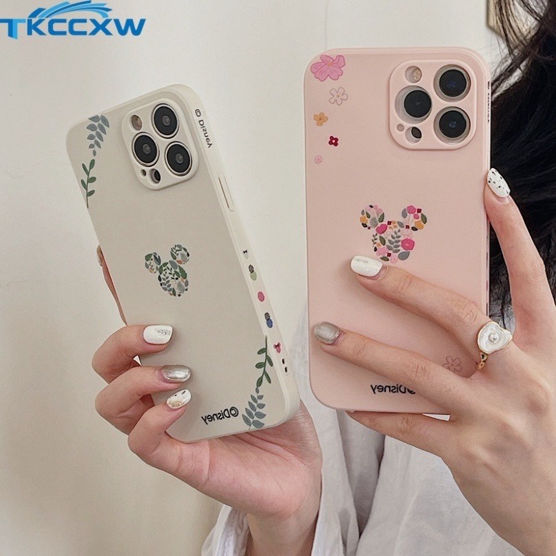 Vỏ cho redmi 12 12c redmi note 12s 12r 12 pro cặp đôi hoạt hình mickey minnie mouse case vỏ bảo vệ ống kính