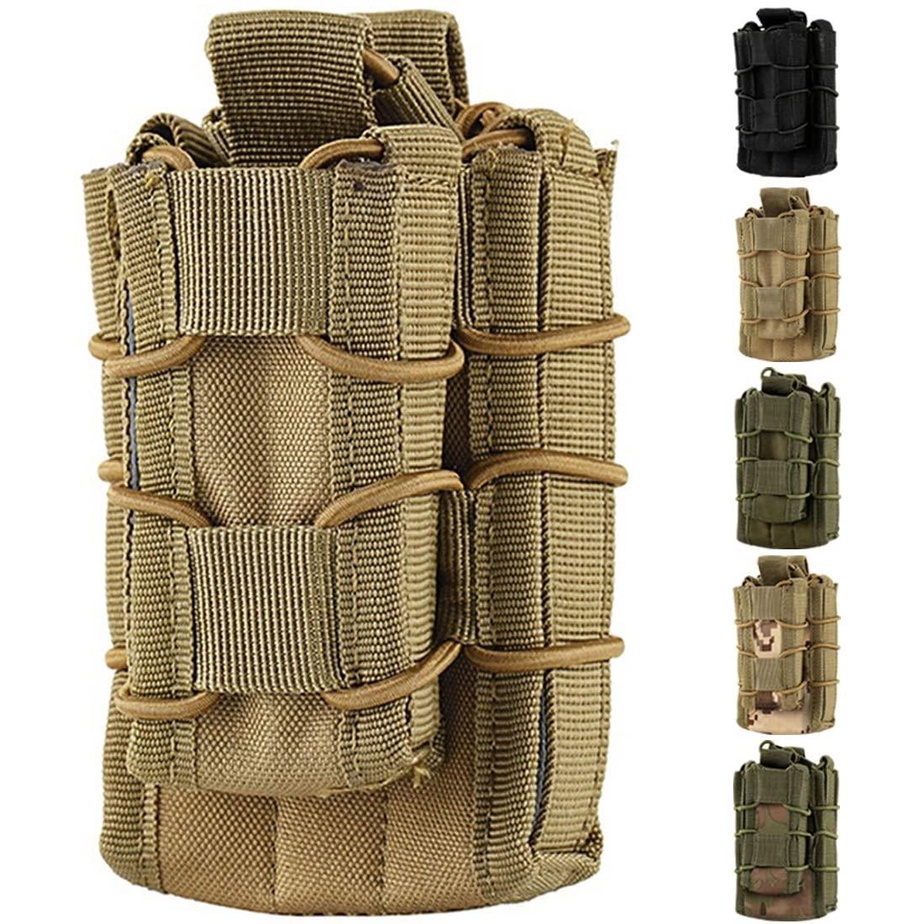 Luc duplex bộ phụ kiện molle vest đa chức năng edc toolkit 5.56 túi đi lại cho g17 / g19 / m4 / m14 / m16 ar-15 edc toolkit túi phụ kiện molle đa chức năng