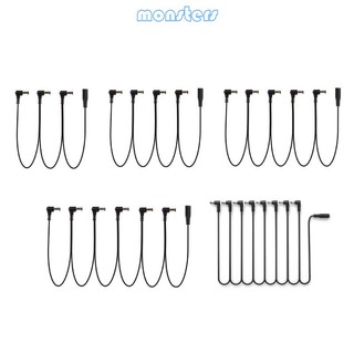Mon guitar daisy chain power cable cord 3 4 5 6 8 way for pedal power supply adapter
