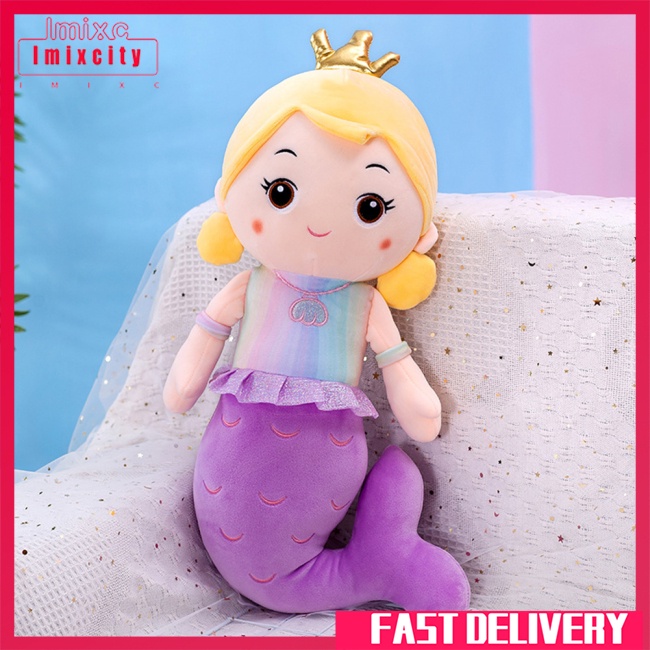 Imixcity dễ thương nàng tiên cá công chúa búp bê cô gái sáng tạo phim hoạt hình sang trọng món quà sinh nhật cho bé gái