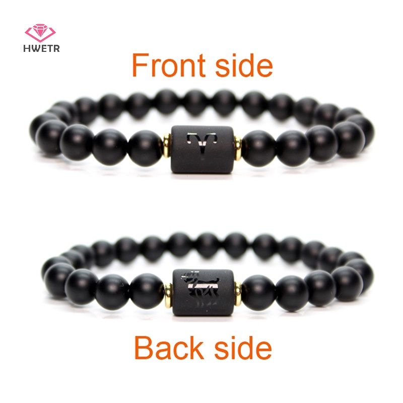 Vòng tay HWETR kiểu 12 chòm sao cung hoàng đạo thời trang dành cho nam và nữ