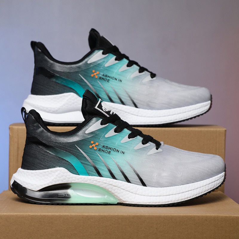 Men's shoes new all-match men's sports shoes soft sole non-slip breathable ultra-light running shoes-aa0688