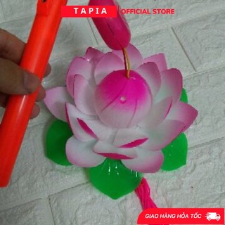 Đèn lồng trung thu hoa sen có nhạc và đèn led