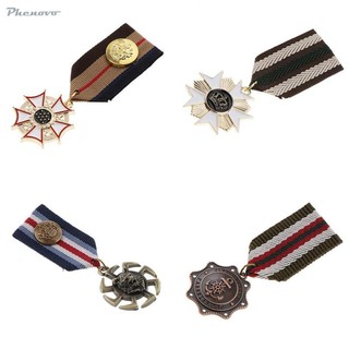 4x nam trâm đồng phục sọc huy chương trâm cài nhiều màu