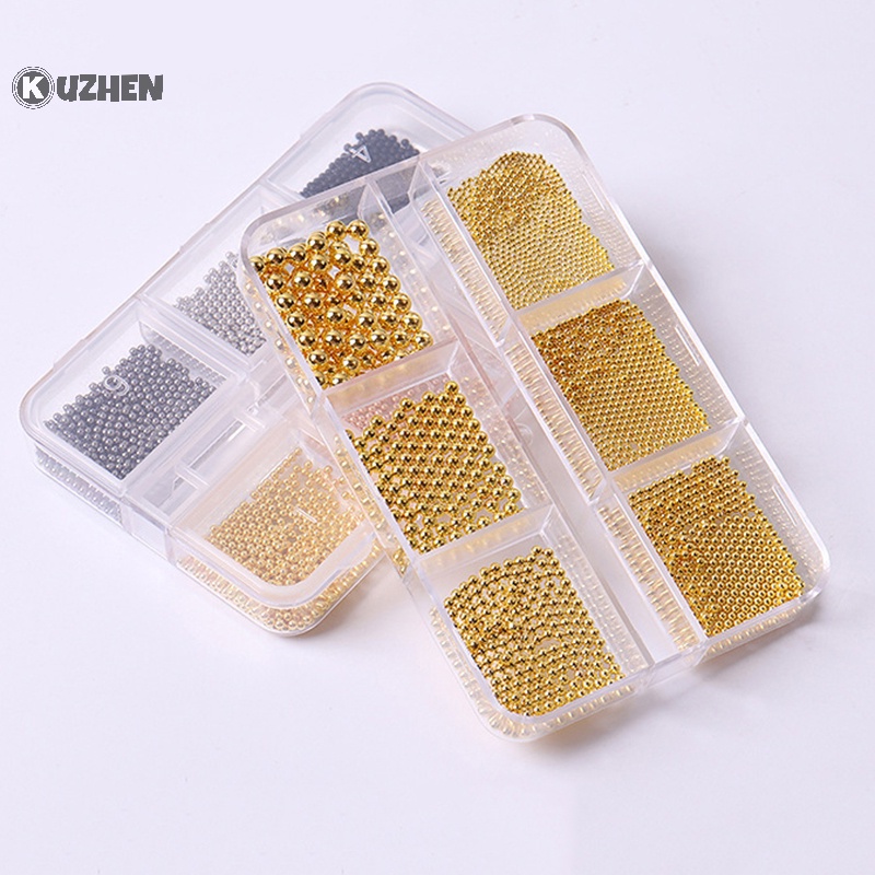 Hạt thép mini KUZHEN làm móng nghệ thuật DIY 3D