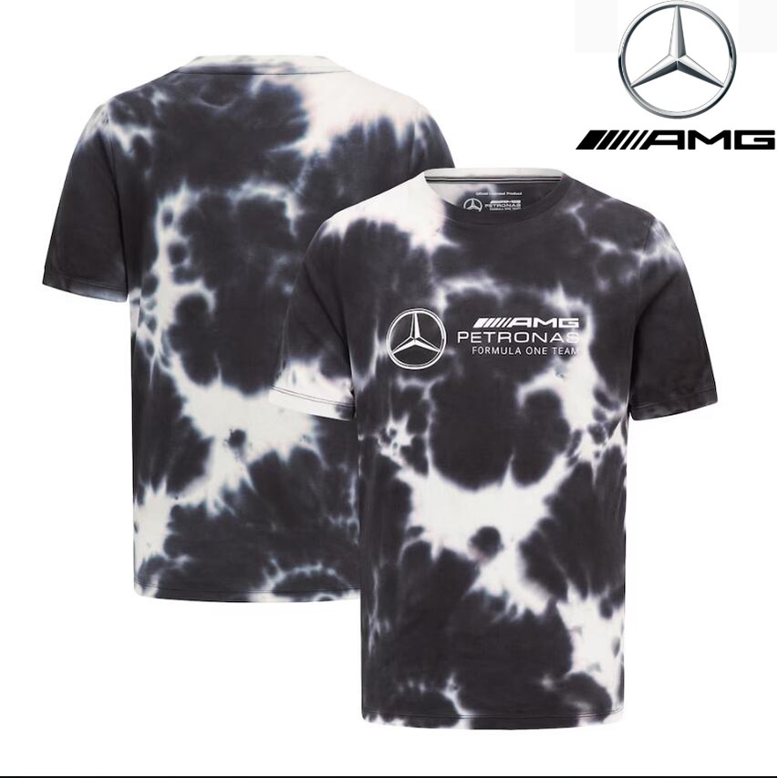 2023 Mới Nhất F1 Racing Suit + Mercedes AMG Petronas Team F1 Jersey + Áo nam Nữ Tay Ngắn Mùa Hè
