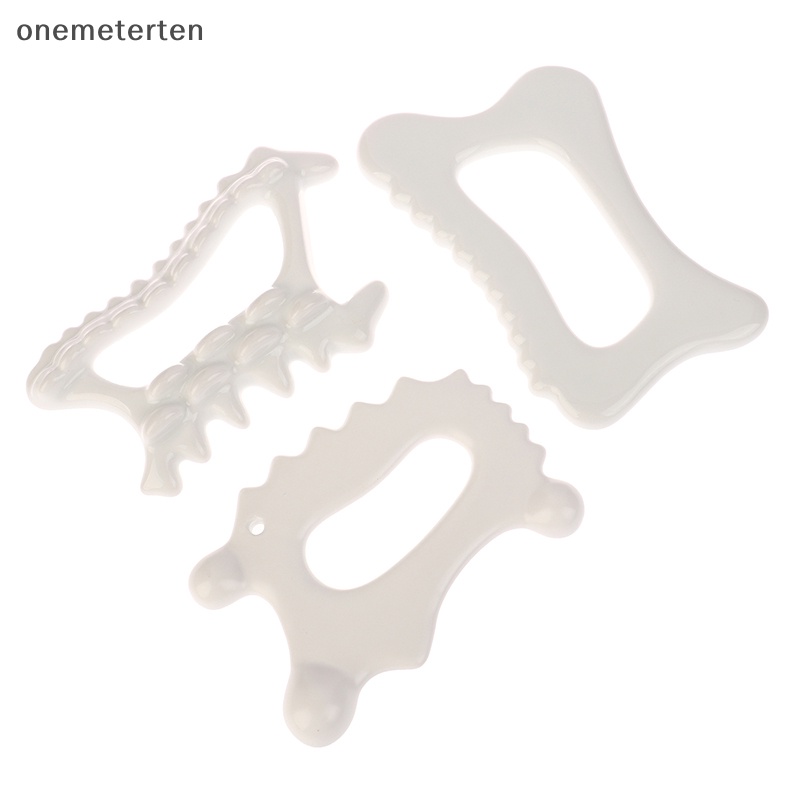 Rten ceramic scraping board full body scraping plate facial gua sha tool acupoint massager cầm tay giảm béo tĩnh điện miễn phí di động n