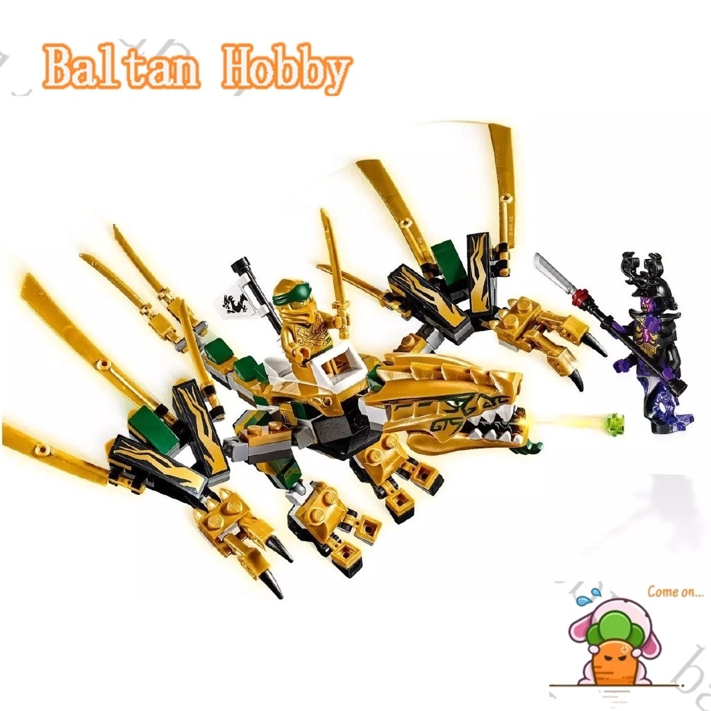 Baltan toy bh1 tương thích với / ninjago / the golden dragon / 70666/06094/11160 / building block / boy / toy en5