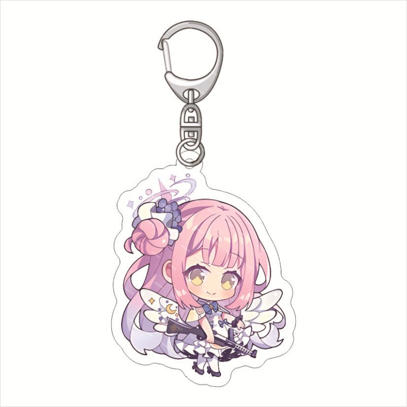 Blue archive anime keychain phụ nữ aru sunaokami shiroko hayase yuka chuỗi chìa khóa acrylic người đàn ông vòng chìa khóa dễ thương túi ita mặt dây chuyền trang trí