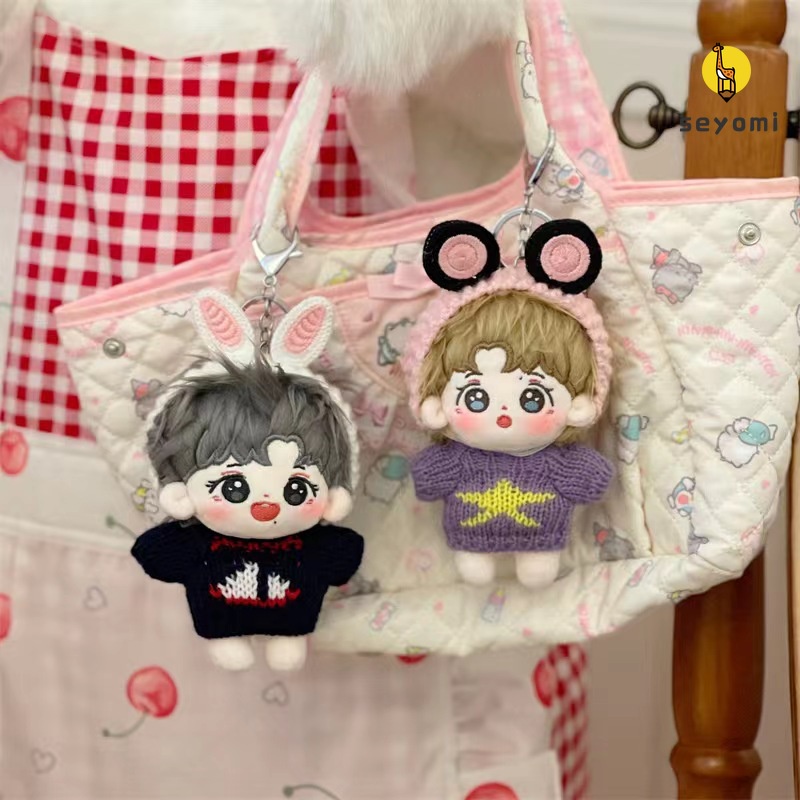 10 cm xiao zhan wang yibo búp bê bông sang trọng dễ thương bjyx đồ chơi nhồi bông mềm thần tượng búp bê người hâm mộ bộ sưu tập quà tặng kèm quần áo