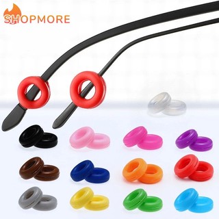 Set 20 / 10 kẹp mắt kính bằng silicone hình trái tim chống trượt