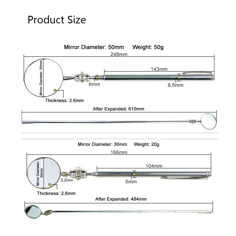 Gương Kiểm Tra Bảo Trì Ô Tô Thông Dụng Với Màng Lọc Khí Cabin Cho Subaru Forester Impreza