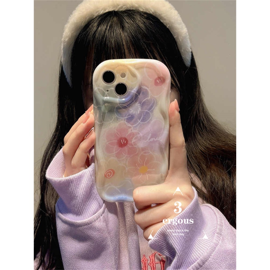 Ốp Điện Thoại TPU Mềm Họa Tiết Hoa Nhiều Màu Sắc Cho IPhone 14 13 12 11 Pro Max SE2020 X XR Xs Max 7 8 6 6s Plus