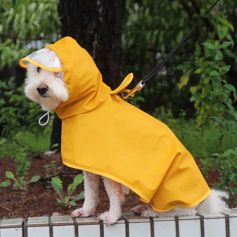 Áo Mưa Phản Quang Thời Trang Thoáng Khí Chống Nước Cỡ Nhỏ Dành Cho Cún Cưng JP6